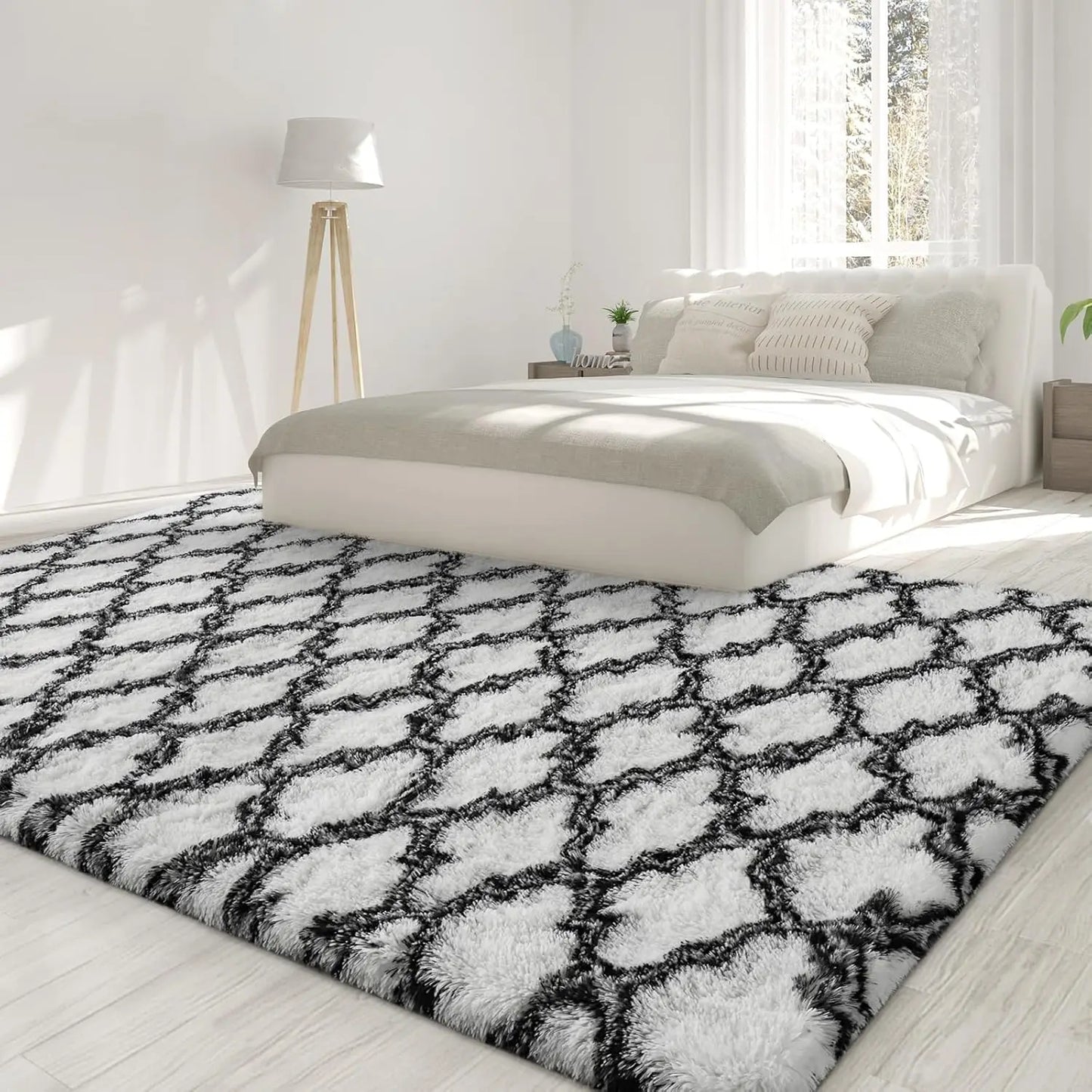 Large Shag Area Rugs for Bedroom - FlexlyShop.com 