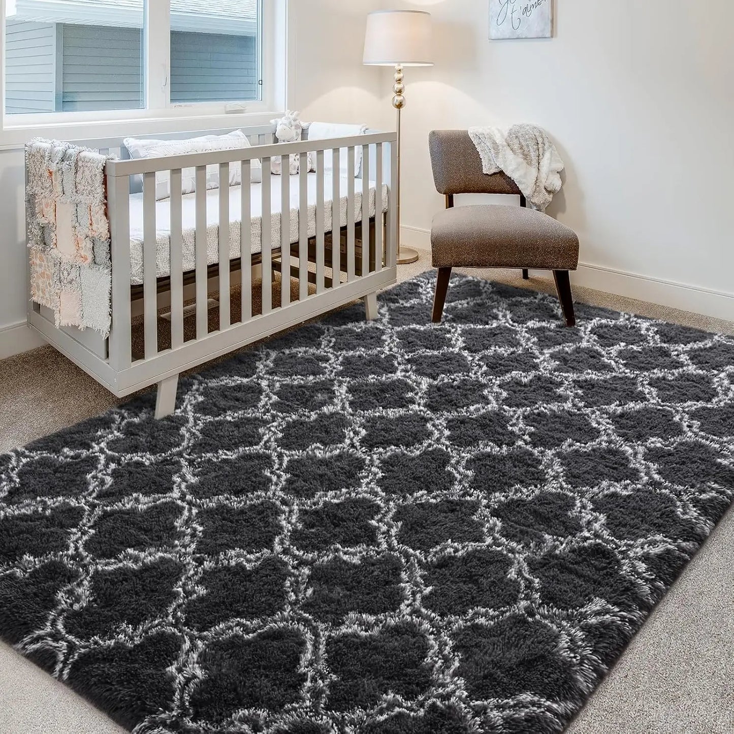 Large Shag Area Rugs for Bedroom - FlexlyShop.com 