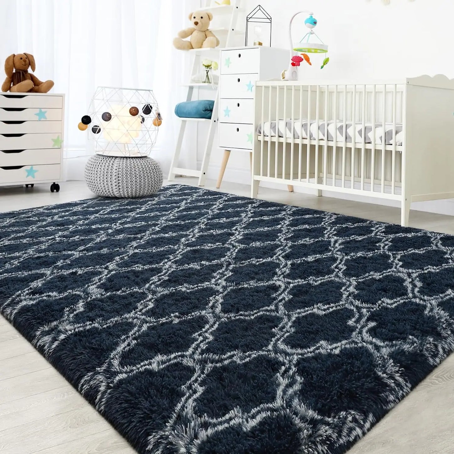 Large Shag Area Rugs for Bedroom - FlexlyShop.com 